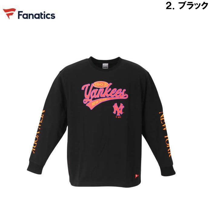 大きいサイズ メンズ Fanatics-NYスクリプトロゴ長袖Tシャツ（メーカー取寄）ファナティクス 3L 4L 5L 6L | Fanatics | 15