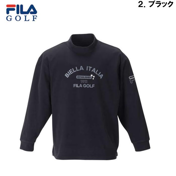 大きいサイズ キングサイズ ビッグサイズ メンズ FILA GOLF 両面 起毛 ゴルフ モックネック 長袖 シャツ（メーカー取寄）フィラゴルフ 3L 4L 5L 6L | FILA GOLF | 14