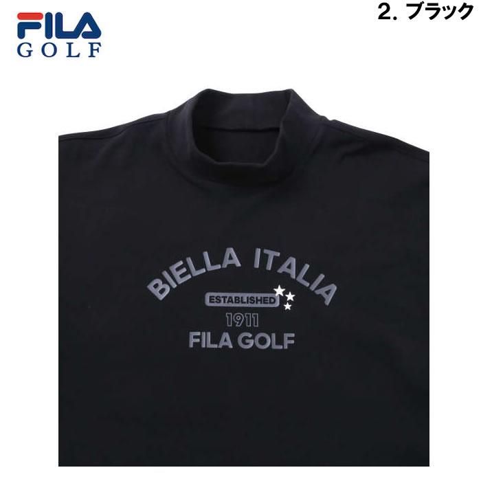 大きいサイズ キングサイズ ビッグサイズ メンズ FILA GOLF 両面 起毛 ゴルフ モックネック 長袖 シャツ（メーカー取寄）フィラゴルフ 3L 4L 5L 6L | FILA GOLF | 16