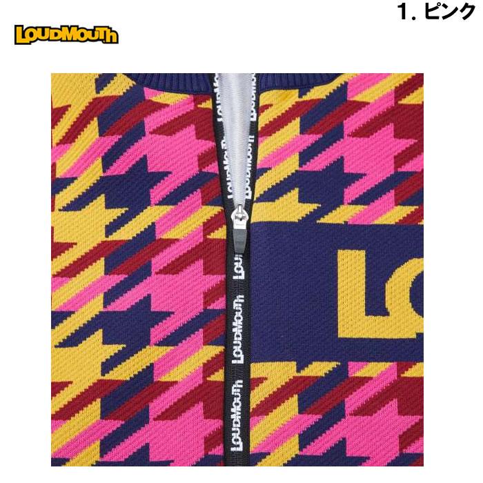 大きいサイズ キングサイズ ビッグサイズ メンズ LOUDMOUTH 裏蓄熱 軽量 ニット ジャケット（メーカー取寄）ラウドマウス ゴルフ 3L 4L 5L 6L ゴルフウェア | LOUDMOUTH | 07