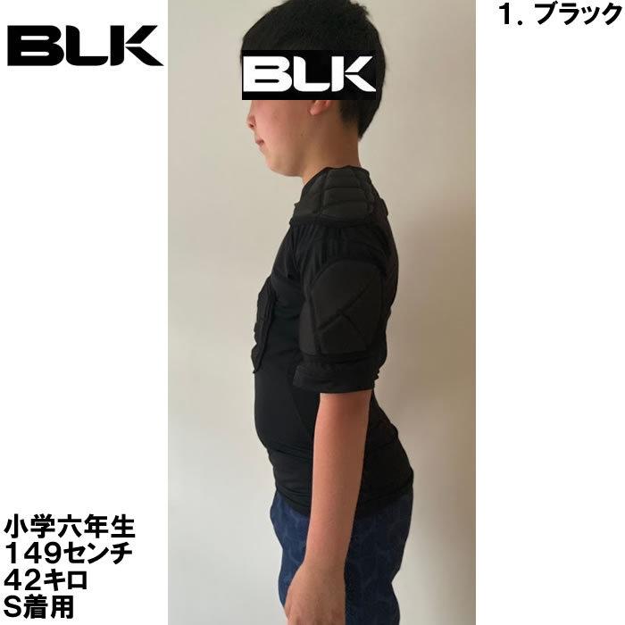 BLK ラグビー T-6ショルダーパッド(メーカー取寄) 肩パッド S M L XL 大人用｜deviloose｜12