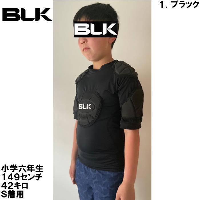 BLK ラグビー T-6ショルダーパッド(メーカー取寄) 肩パッド S M L XL 大人用 | BLK | 13