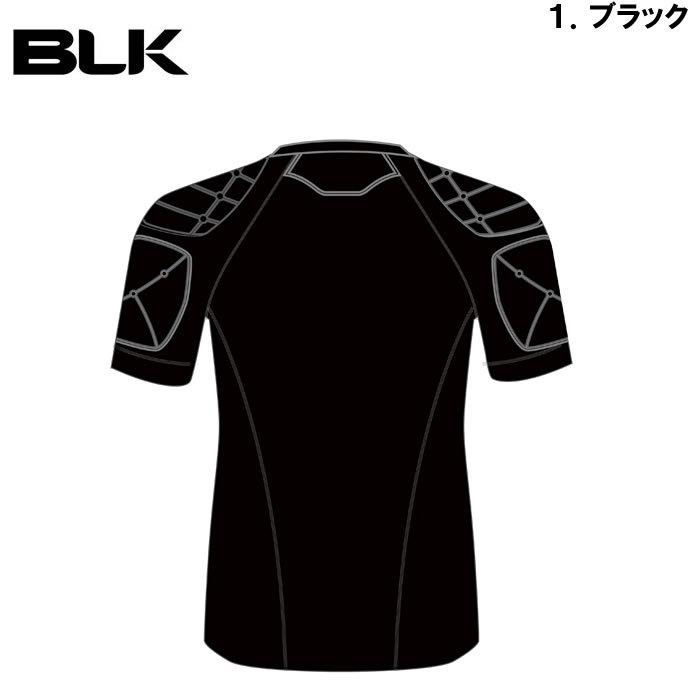 BLK ラグビー T-6ショルダーパッド(メーカー取寄) 肩パッド S M L XL 大人用 | BLK | 02