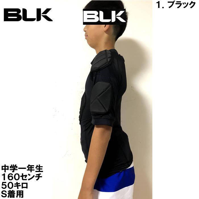 BLK ラグビー T-6ショルダーパッド(メーカー取寄) 肩パッド S M L XL 大人用 | BLK | 06