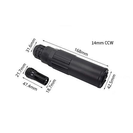 Akatsuki SCI-Six タイプ サプレッサー (Black) : DEVILSIX Yahoo