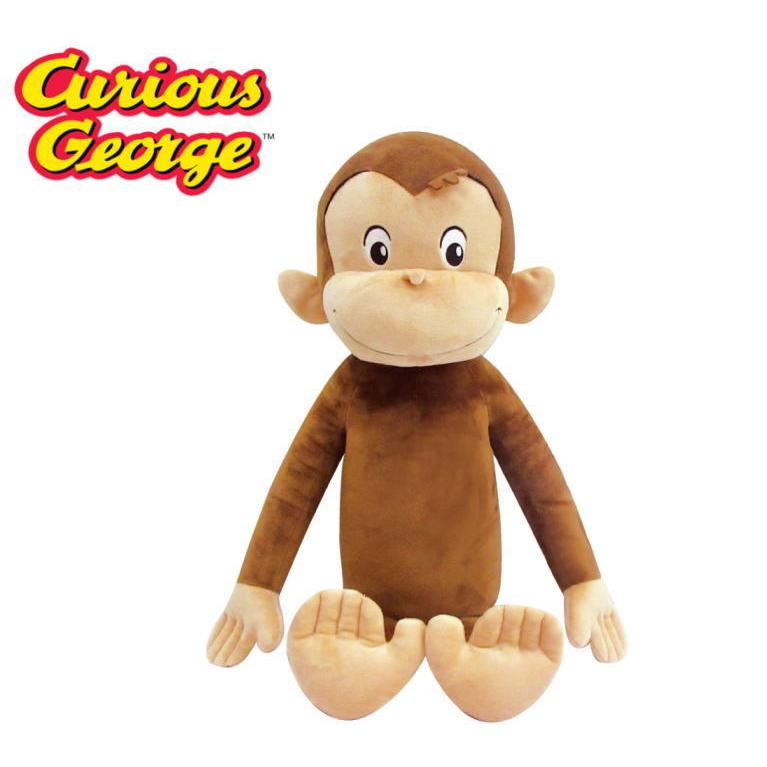 おさるのジョージ ぬいぐるみ Llサイズ 商い インテリア 9371 超big