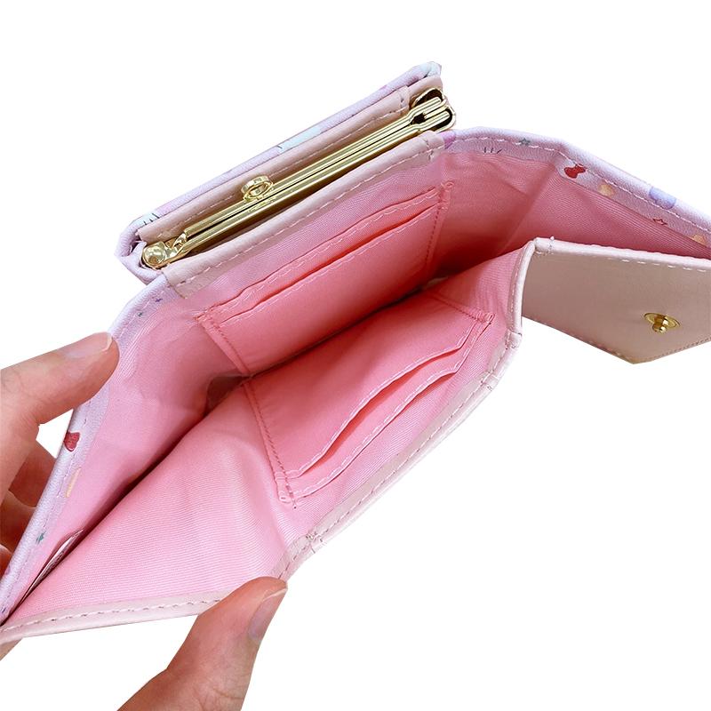 ハローキティ サンリオ ハローキティ50周年 ミニ口金財布 総柄 ハローキティ サンリオ ハローキティ50周年 ミニ口金財布 総柄