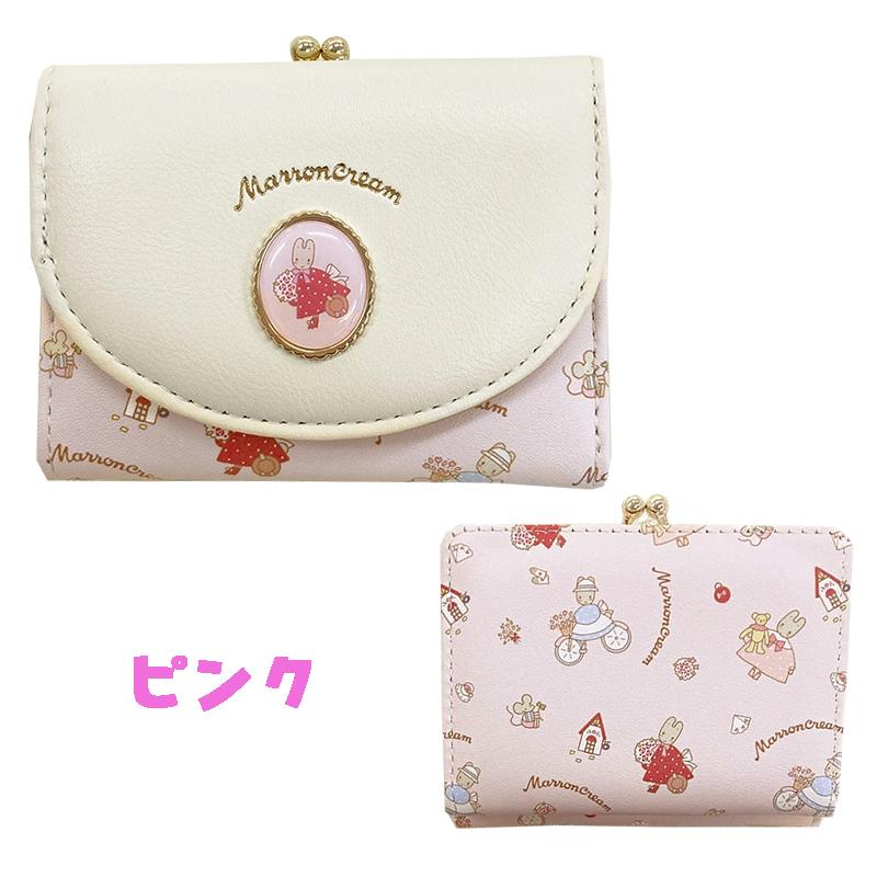 sanrio（サンリオ） マロンクリーム 口金財布 キャラクター ピンク