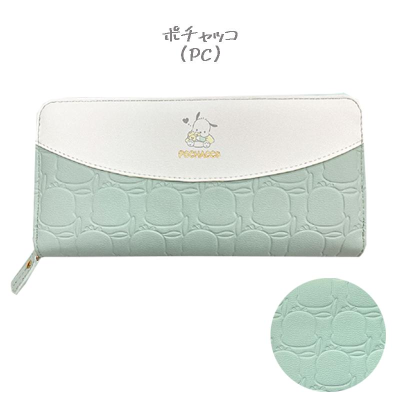 長財布　くりちゃん sanrio サンリオ キャラクター ラウンド長財布 バイカラー 型