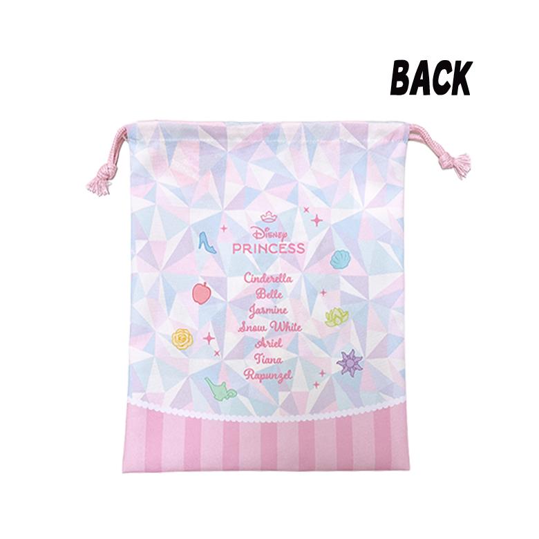 ディズニープリンセス ディズニー プリンセス 集合 巾着 単品 中/M