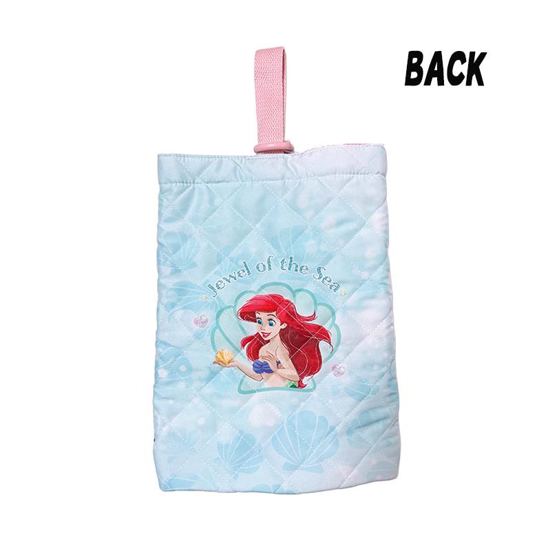 ディズニープリンセス アリエル キルトバッグ3点セット レッスンバッグ/ナップサック/シューズバッグ サックス 04 | ディズニープリンセス | 03
