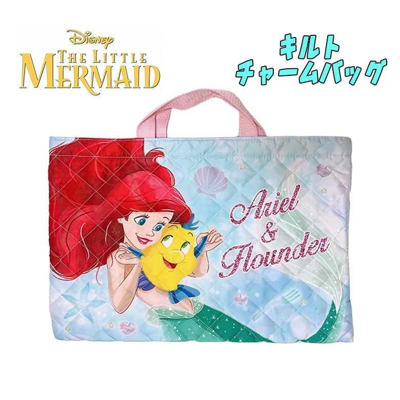 ディズニープリンセス アリエル キルトバッグ3点セット レッスンバッグ/ナップサック/シューズバッグ サックス 04 | ディズニープリンセス | 06