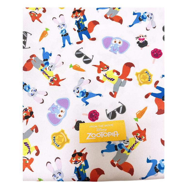 ズートピア Disney ディズニー 総柄 巾着 単品 小/S クリーム
