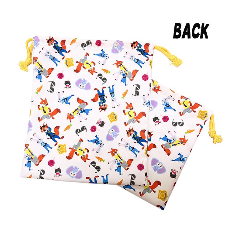 ズートピア Disney ディズニー 小物入れ 袋 巾着セット 小/中 S/M