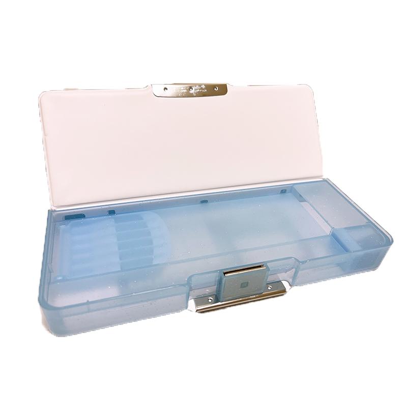 シナモロール サンリオ コンパクト両面ペンケース サックス キラキラ