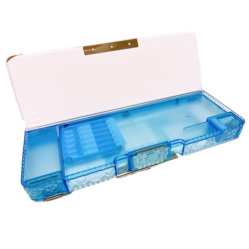 CRUX（クラックス） 消しゴムポケット付き両面開きペンケース ピュア