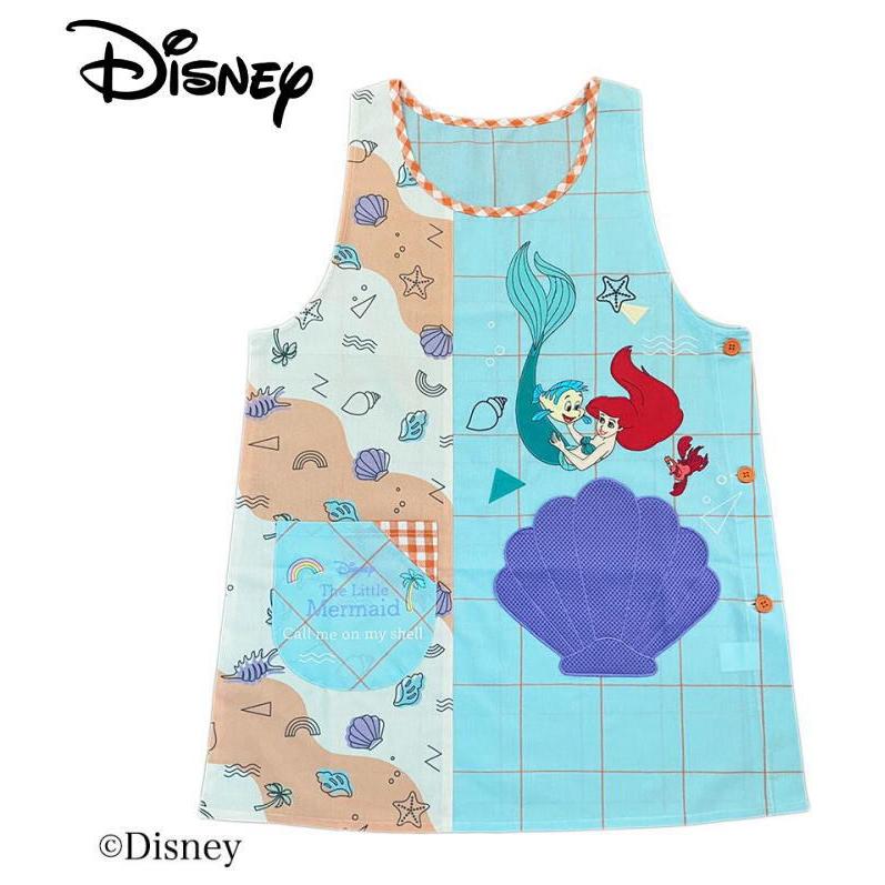 キャラクター ディズニー アリエル エプロン 刺繍 おしゃれ 保育士 メール便のみ送料無料 G セレクトショップdevin 通販 Yahoo ショッピング
