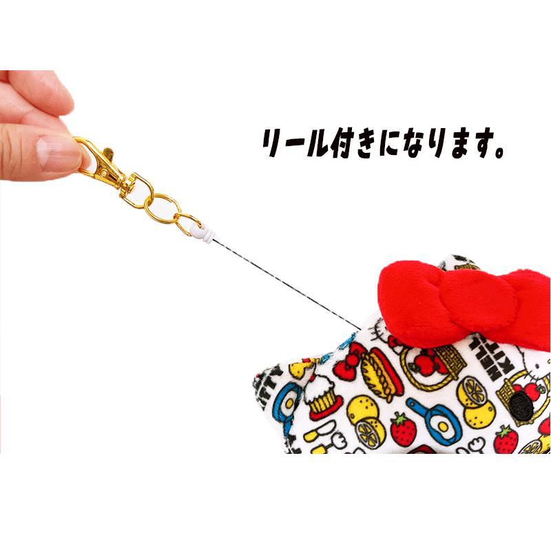 ハローキティ サンリオ 50THシリーズ フェイスパスケース リール付き