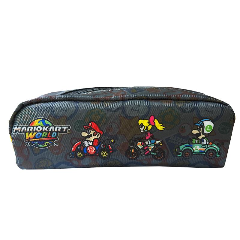 サンアート マリオカートワールド マルチポーチ ペンポーチ 筆箱 総柄