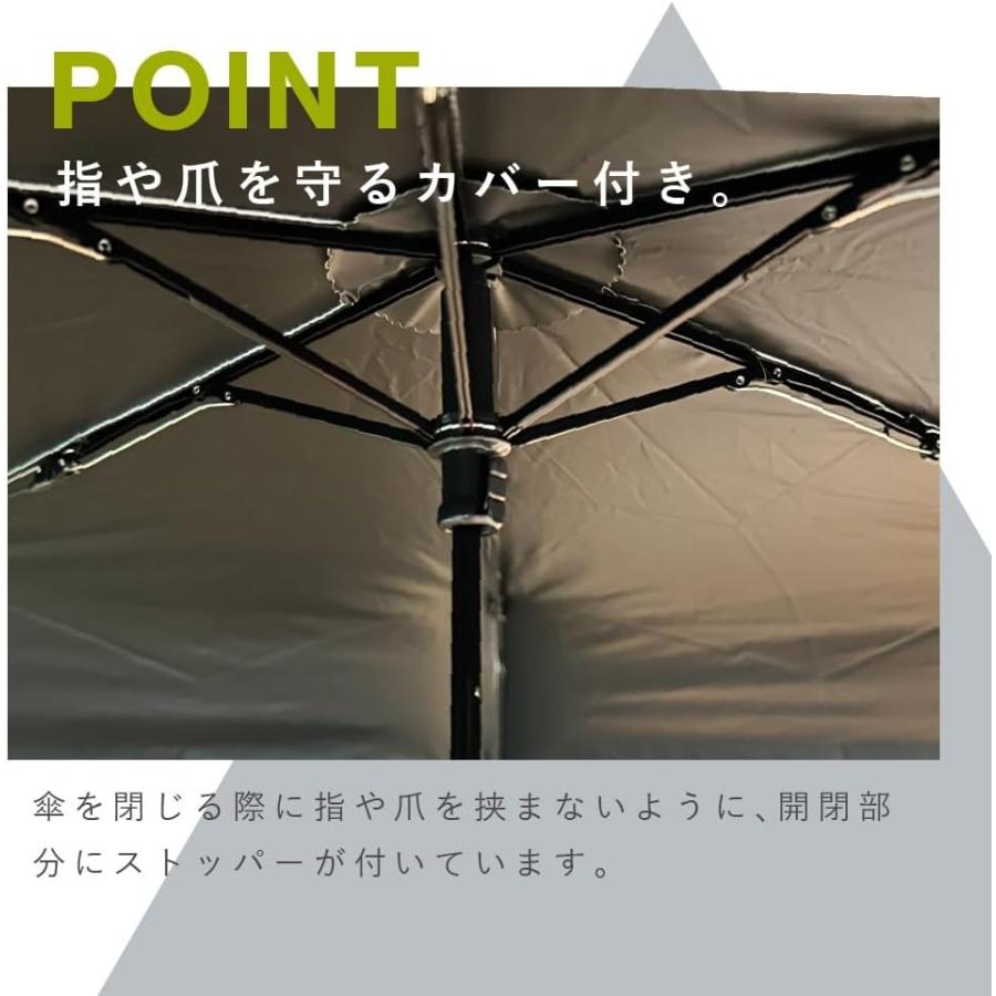 ゼロアンド 軽量 晴雨兼用 折りたたみ傘 55cm シンプル 中高生