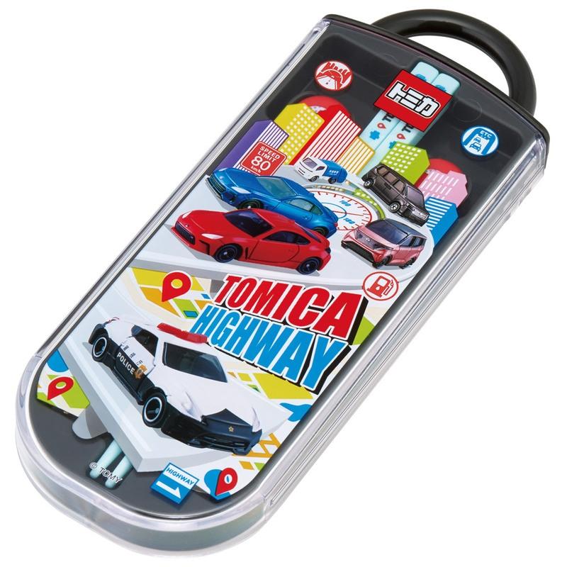 スケーター トミカ(25) 車 トリオセット お箸/スプーン/フォーク