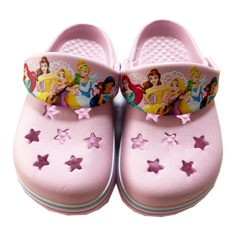 ディズニープリンセス EVAサンダル クロッグ 女の子 女児 軽量 ピンク