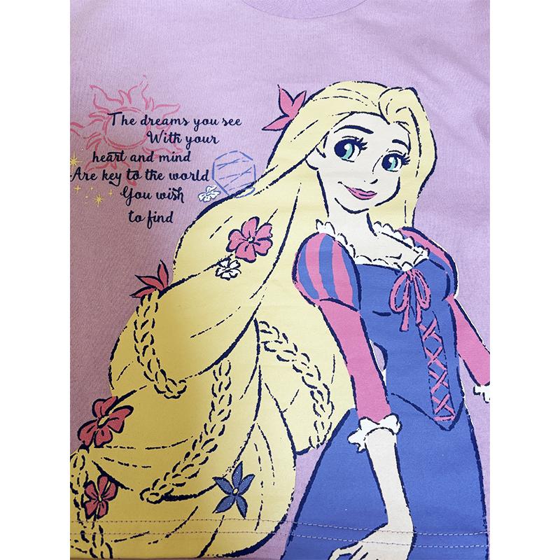 ディズニープリンセス ラプンツェル 長袖Tシャツ プリント トップス