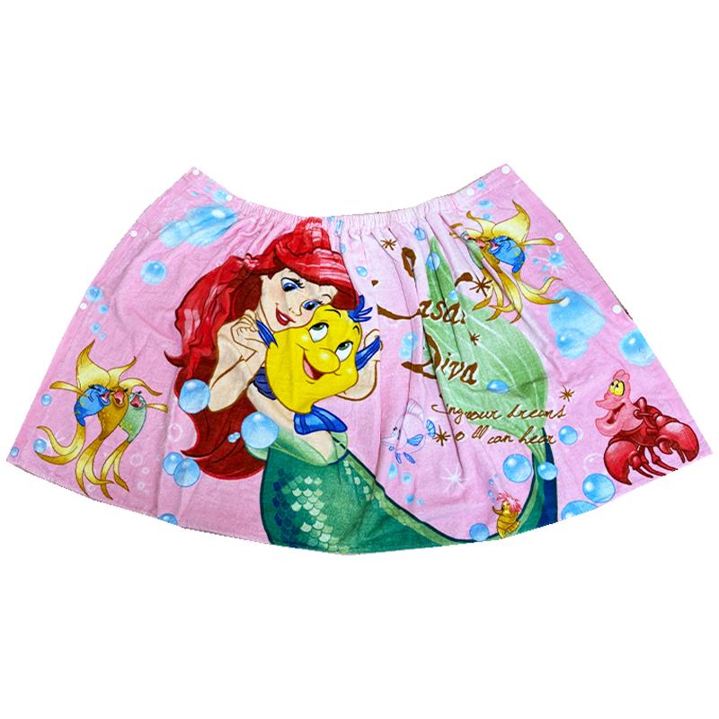 ディズニープリンセス Disney Princess アリエル ラップタオル 60cm