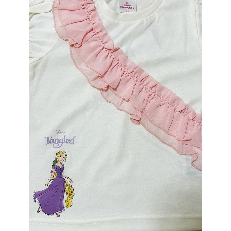 ディズニープリンセス ラプンツェル シフォン 半袖 Tシャツ キャラT