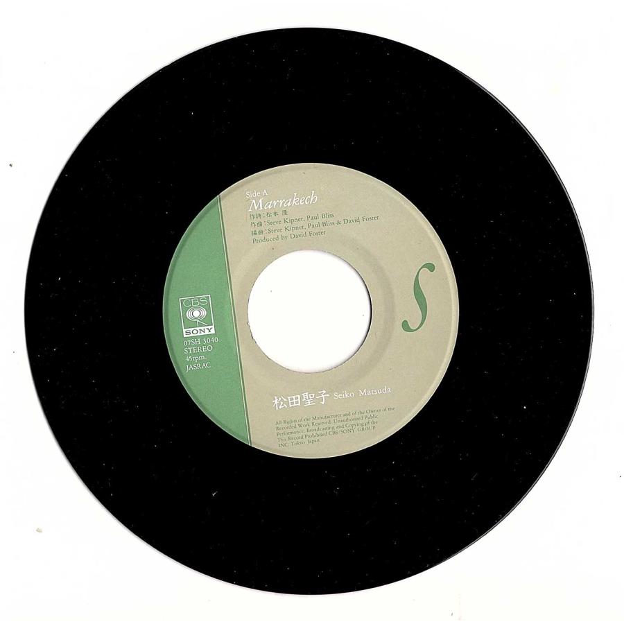 ◆EP/7’’シングルレコード◆松田聖子「Marrakech」07SH 3040　２つ折り見開きジャケット　c/w:「No.1」　（USED/中古） |  | 02