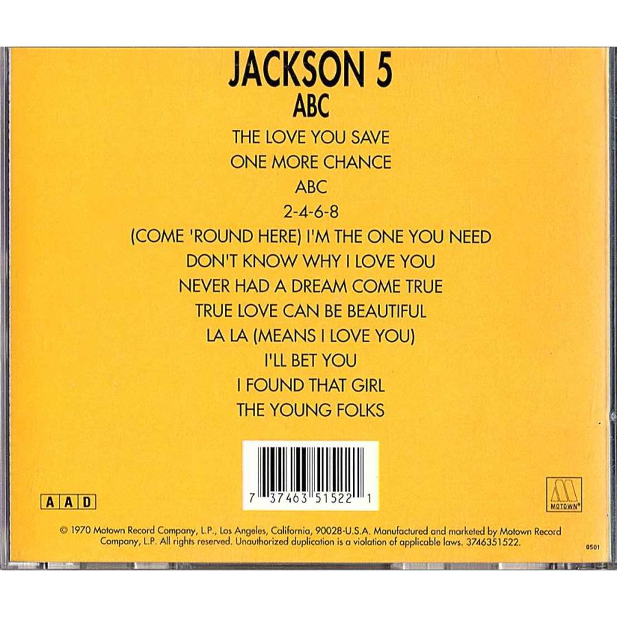 ◆CD◆Jackson 5「ABC」3746351522《輸入盤》Michael Jackson, |  | 01
