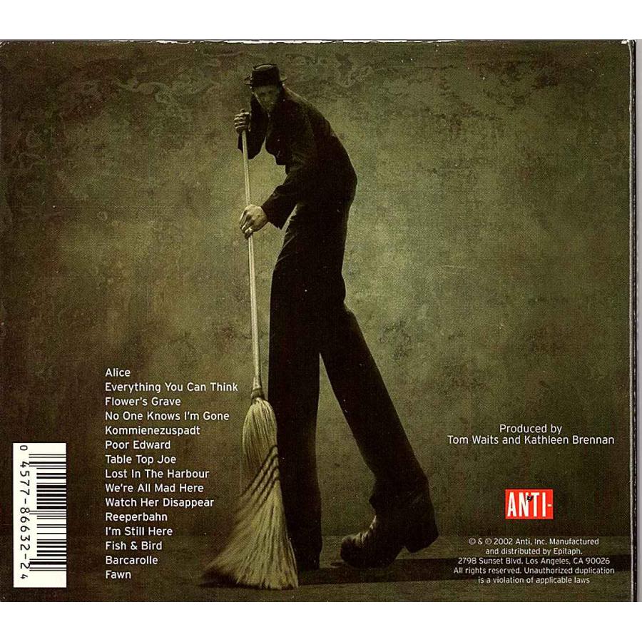 ◆CD/デジパック◆Tom Waits「Alice」《輸入盤》Blues Rock, Experimental |  | 01