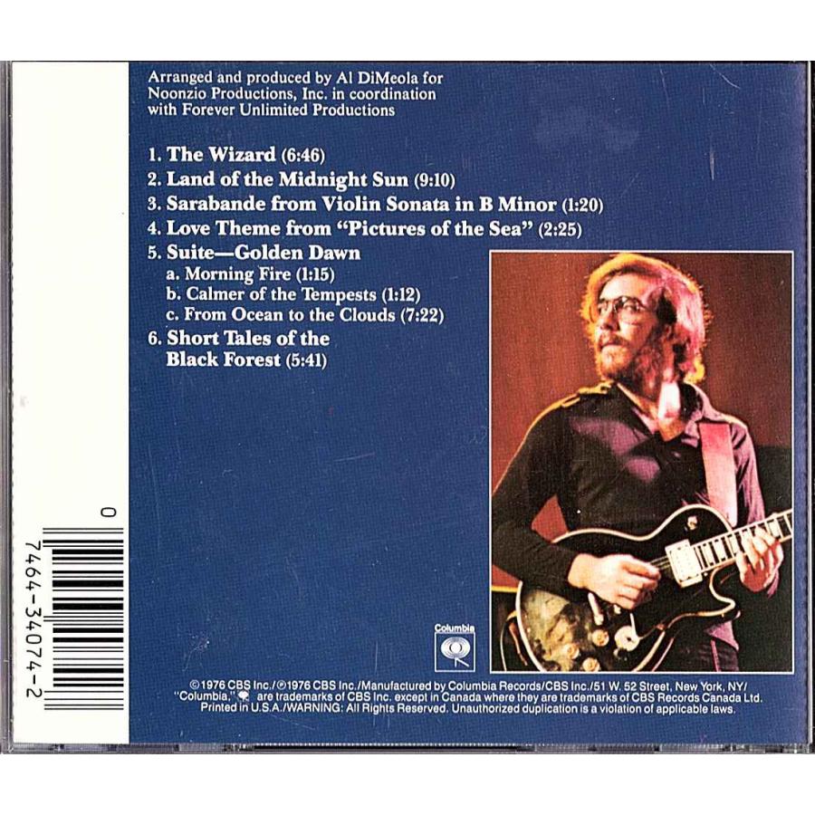 ◆CD◆Al Di Meola「Land Of The Midnight Sun」CK 34074《輸入盤》Fusion, Latin Jazz |  | 01