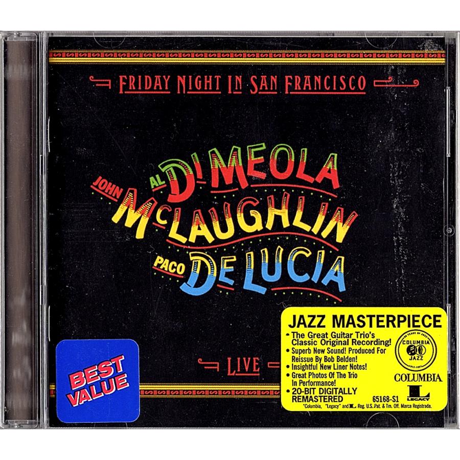 ◆CD◆Al Di Meola / John McLaughlin / Paco De Luc〓a「Friday Night In San Francisco」CK 65168《輸入盤》 | 