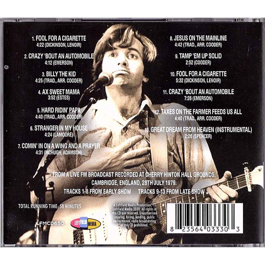 ◆CD◆Ry Cooder「Cambridge Folk Festival UK Broadcast 1979」FMCD650《輸入盤》Unofficial Release |  | 01