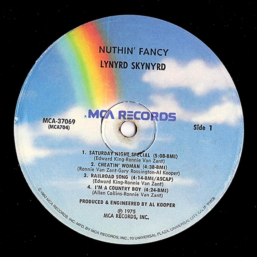 ◆LPレコード◆Lynyrd Skynyrd（レーナード・スキナード」「Nuthin' Fancy」 MCA Records MCA-37069　《輸入盤》　シュリンク付 |  | 02