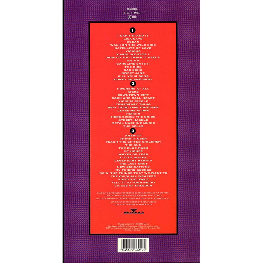 ◆3CD/ボックスセット◆Lou Reed「Between Thought And Expression (Anthology)」PD90621《国内盤》Velvet Underground |  | 01