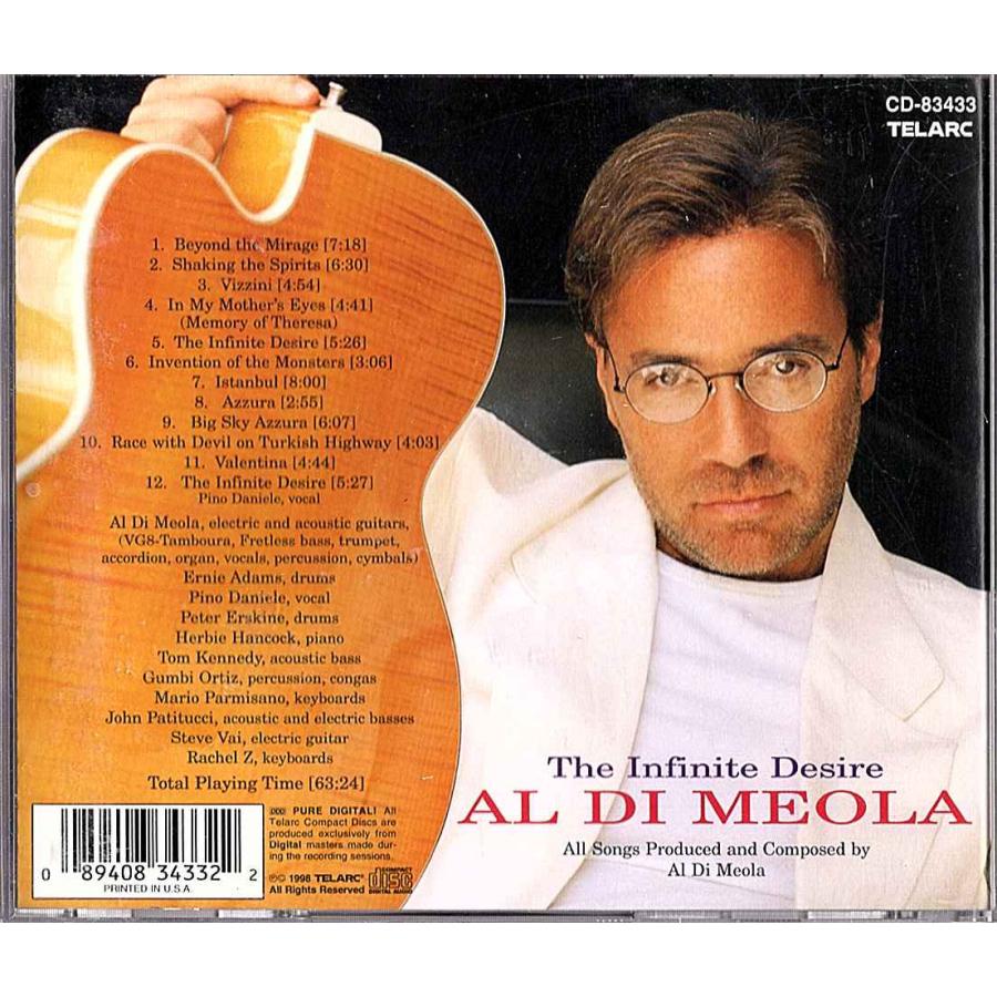 ◆CD/帯付き◆Al Di Meola「The Infinite Desire」PHCD-1572　《国内流通仕様輸入盤》　Fusion |  | 02
