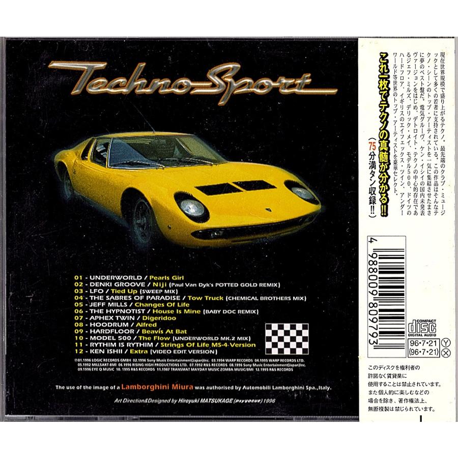◆CD/帯付き◆V.A.「Techno Sport（テクノ・スポーツ）」SRCS 8097、Techno |  | 01