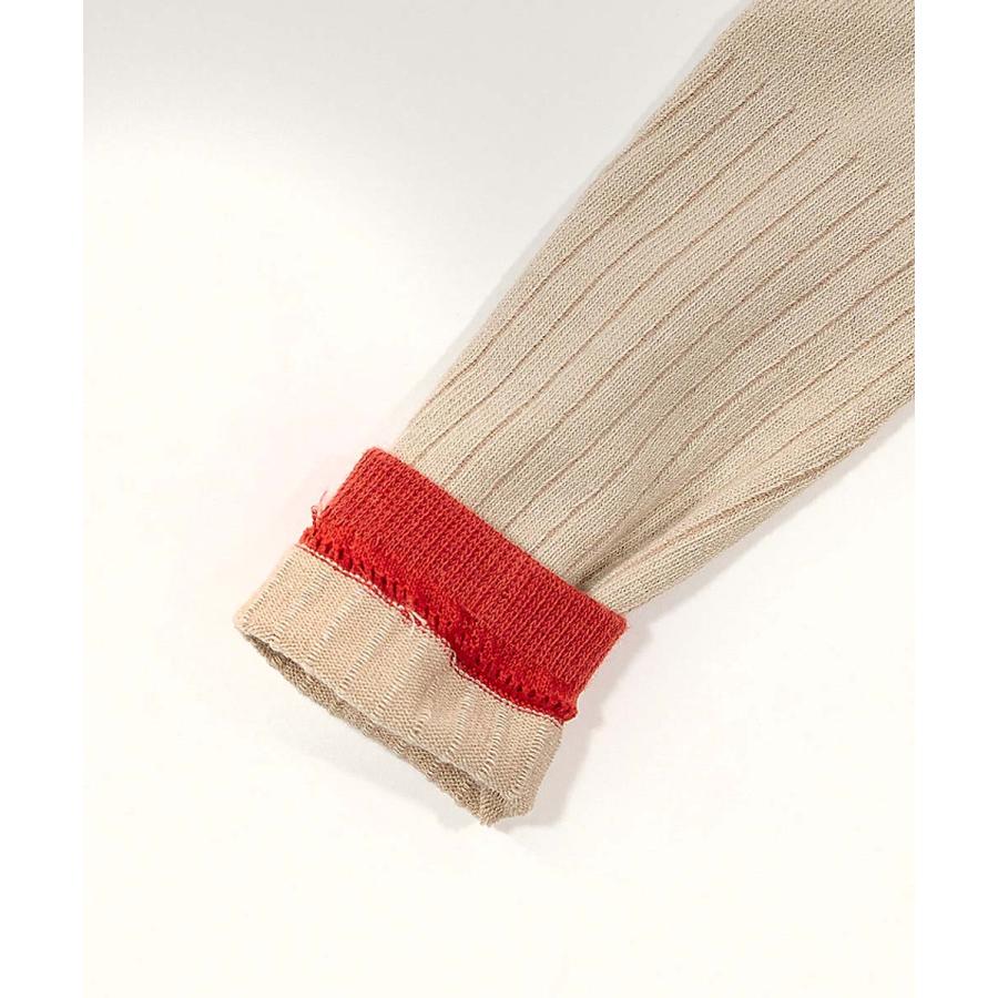 レギンス 10分丈 ベビー バイカラー＆ボーダーレギンス キッズ ベビー服 子供服 男の子 女の子  デビロック devirock | devirock | 21