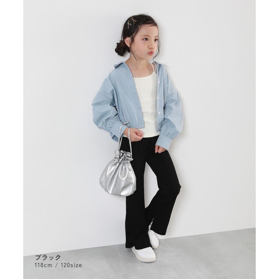 ロングパンツ 長ズボン ボトムス リブフレアパンツ キッズ 子供服 女の子  デビロック devirock | devirock | 15