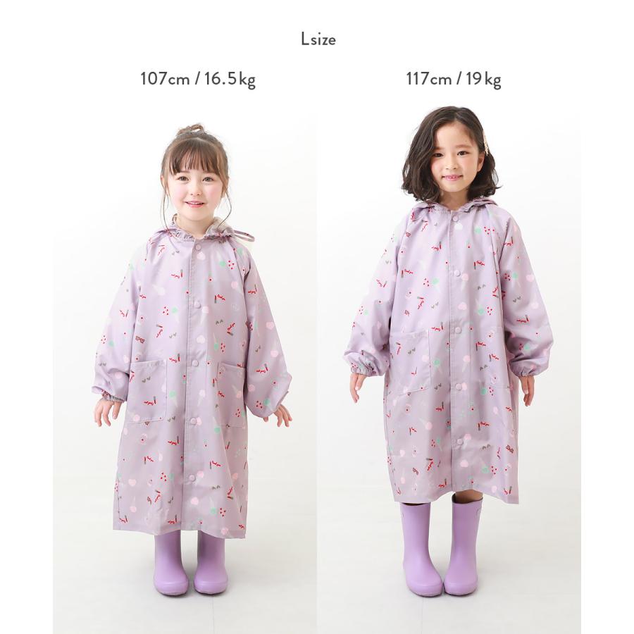 子供服 ランドセル対応 ガールズ レインコート キッズ 女の子 レインウェア devirock デビロック カッパ 撥水 新学期グッズ 入園 入学  23SSレイングッズ | devirock | 18
