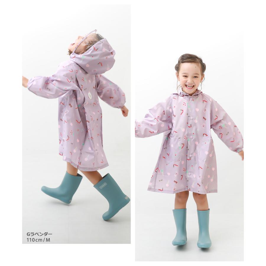 子供服 ランドセル対応 ガールズ レインコート キッズ 女の子 レインウェア devirock デビロック カッパ 撥水 新学期グッズ 入園 入学  23SSレイングッズ | devirock | 13