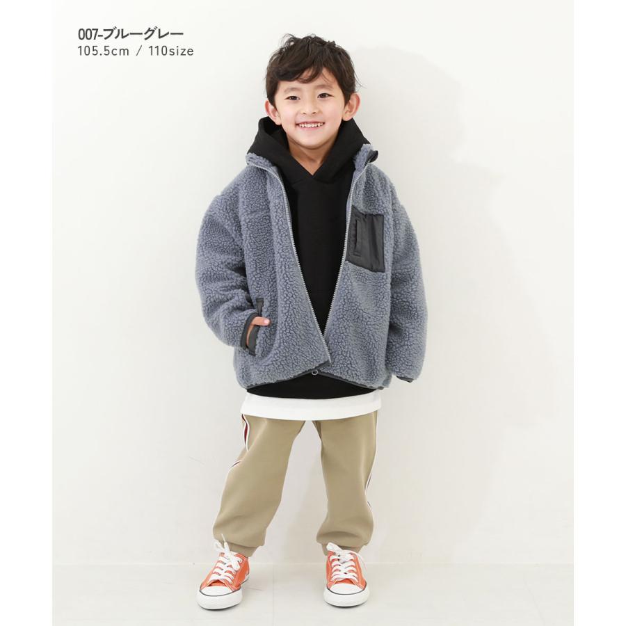 洗濯可能 防寒 上着 ブルゾン アウター ジャケット 洗える アウトドア ボアジャケット キッズ 子供服 男の子 女の子  デビロック devirock | devirock | 15