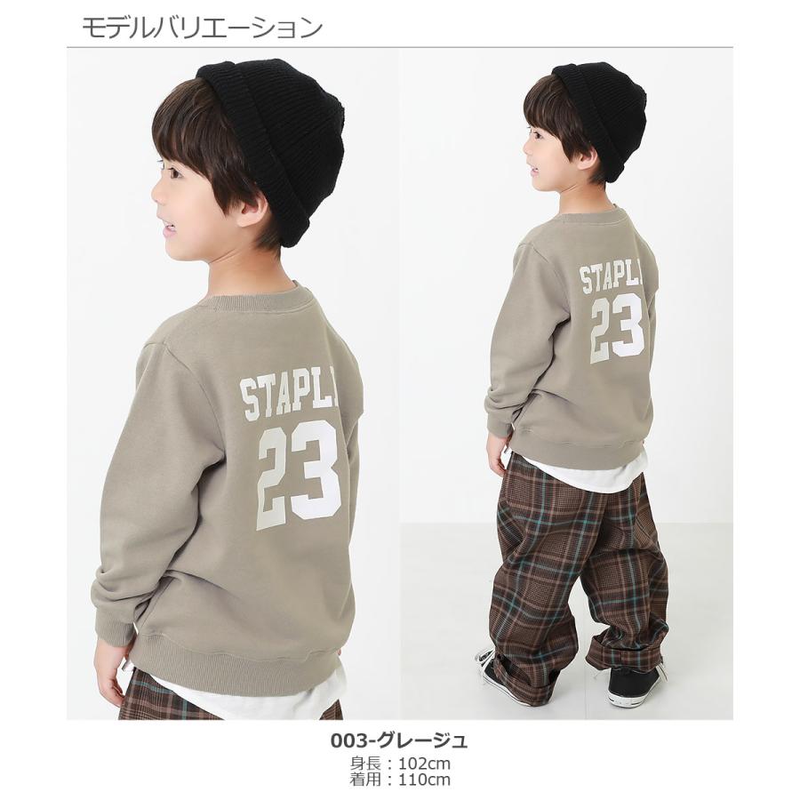 【アウトレットSALE /返品不可】子供服 綿100％ デビラボ バックプリント裏毛トレーナー キッズ ベビー 男の子 女の子トップス devirock デビロック｜devirockstore｜32