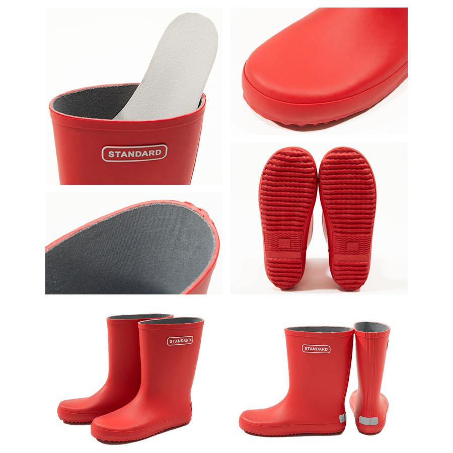 レインブーツ キッズ 長靴 雨用 ラバー リフレクター付き 子供服 男の子 女の子 シューズ 靴 デビロック devirock | devirock | 18