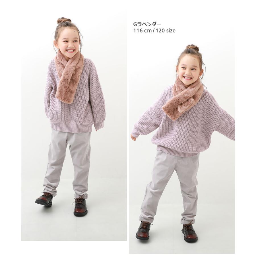 devirock（デビロック） 子供服 洗える ビッグシルエット ローゲージ