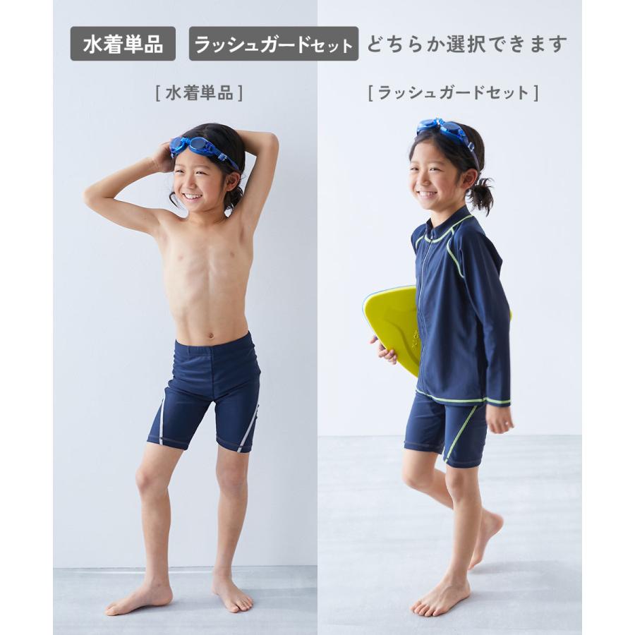devirock（デビロック） UVカット 男児 スクール水着 キッズ 子供服