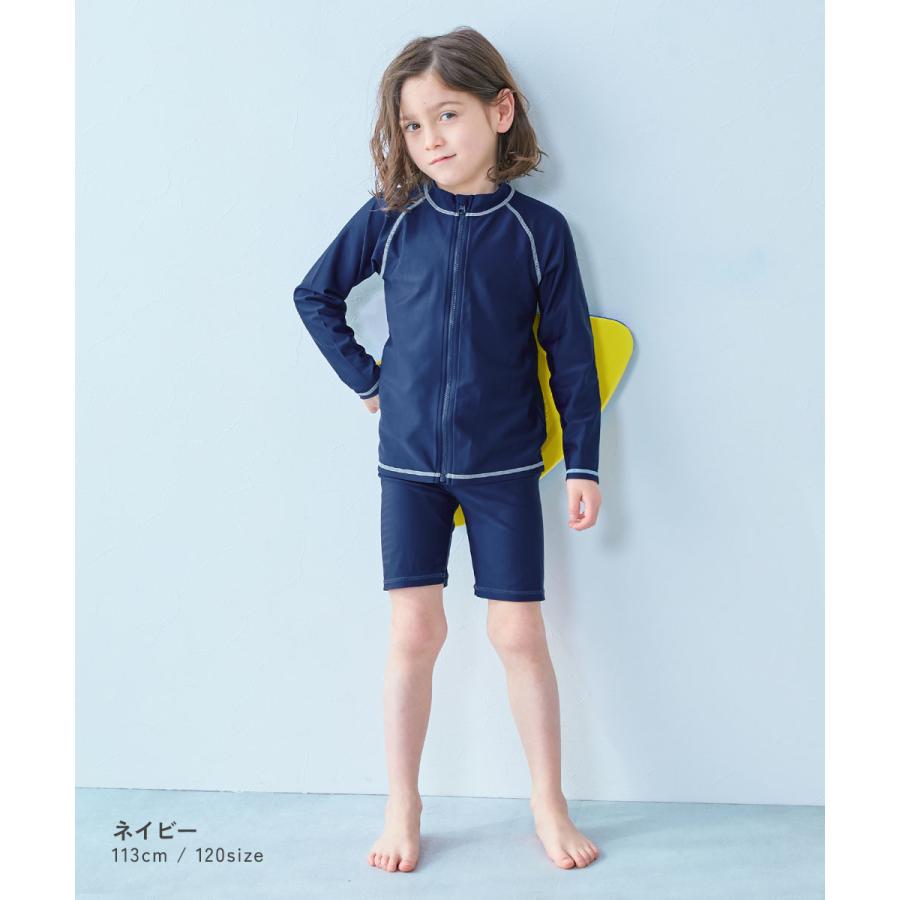 devirock（デビロック） UVカット 男児 スクール水着 キッズ 子供服