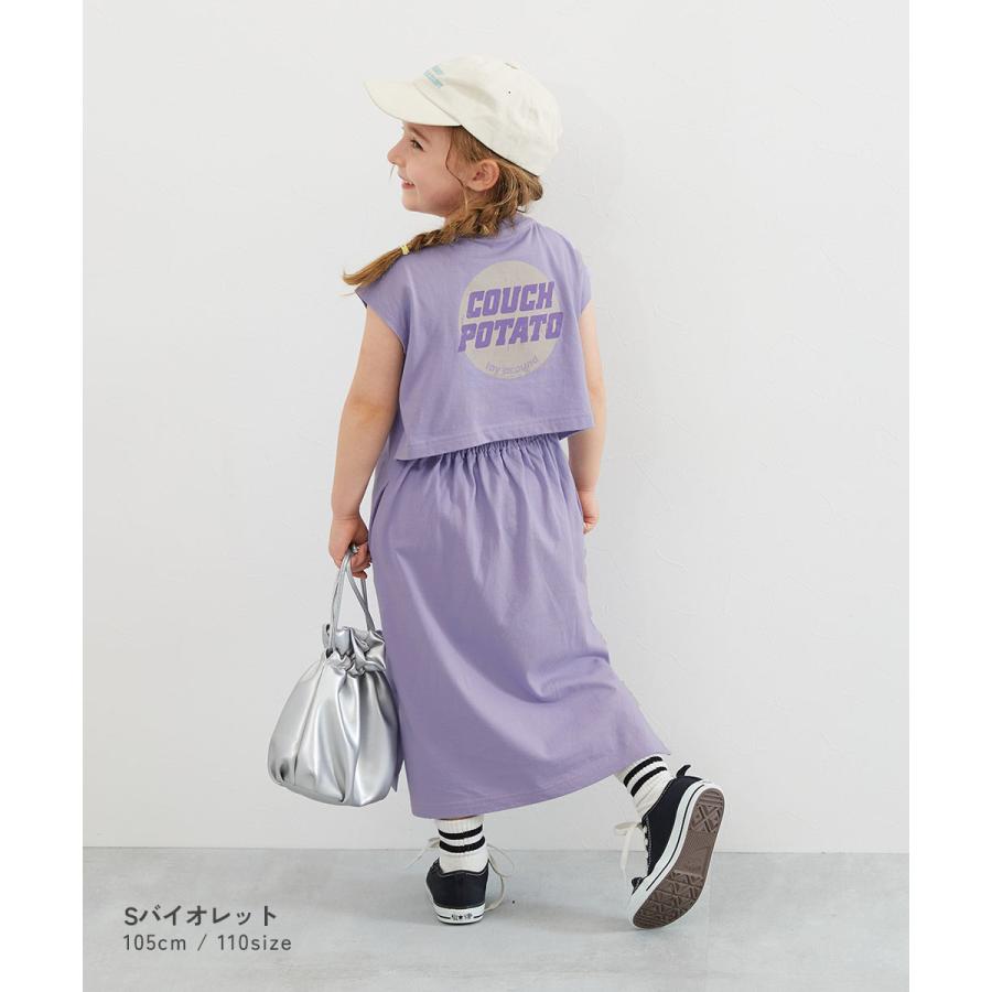 半袖ワンピース ワンピース バックデザイン 半袖ワンピース キッズ 子供服 女の子  デビロック devirock 25ss_ガールズトレンド | devirock | 23